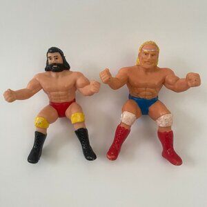 Vintage 1980’s USA vs. Russia USSR Thumb Wrestlers knock off Hulk Hogan figures